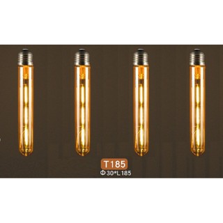 Bộ 3 bóng đèn Led Edison T185 4W đui E27