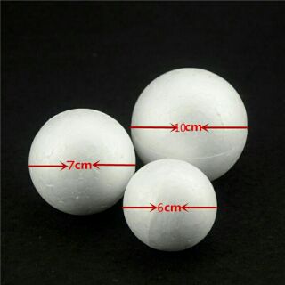Quả xốp tròn làm hoa