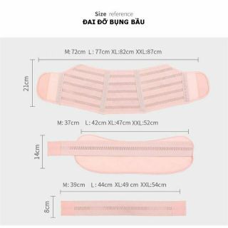 combo 5 đai nâng đỡ bụng bà bầu