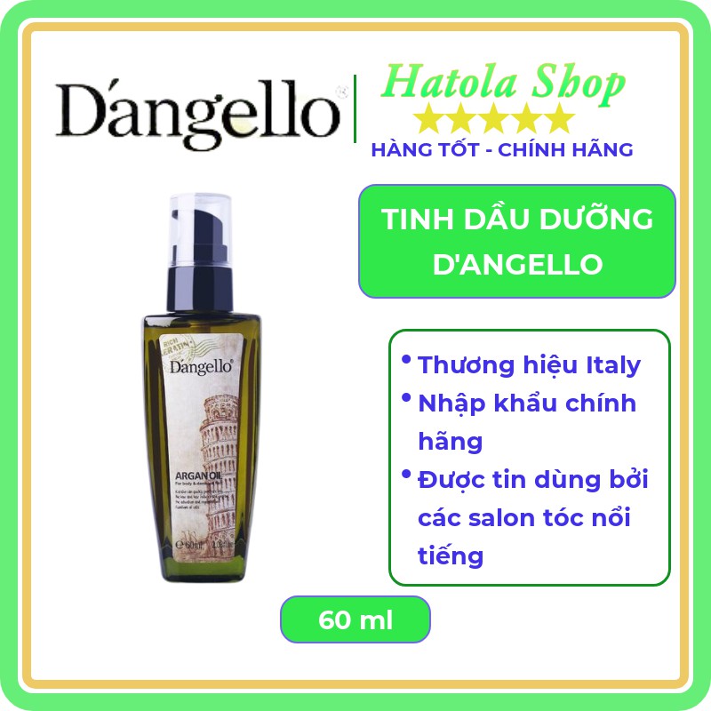 Tinh Dầu Dưỡng Tóc D'angello Argan Oil 60ml nhập khẩu Italy