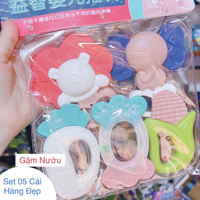 Bộ đồ chơi lục lạc, xúc xắc gặm nướu an toàn cho cho bé - TiNa’s House