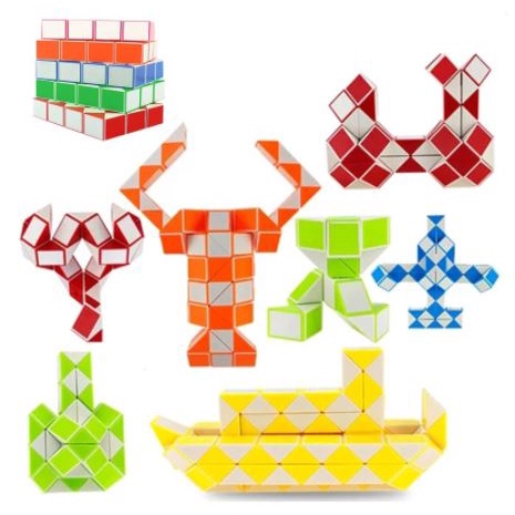 Rubik Rắn Magic Snake QiYi 24 / 36 / 48 / 72 Đoạn. Rubic Biến Thể