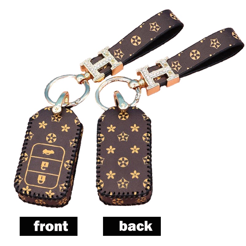 Bao da bảo vệ chìa khoá Smartkey Honda AB Air Blade Honda Lead Vision Vario Click LV khâu tay ABK CD