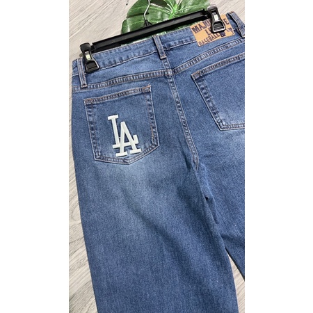 Quần Jean Suông Mlb