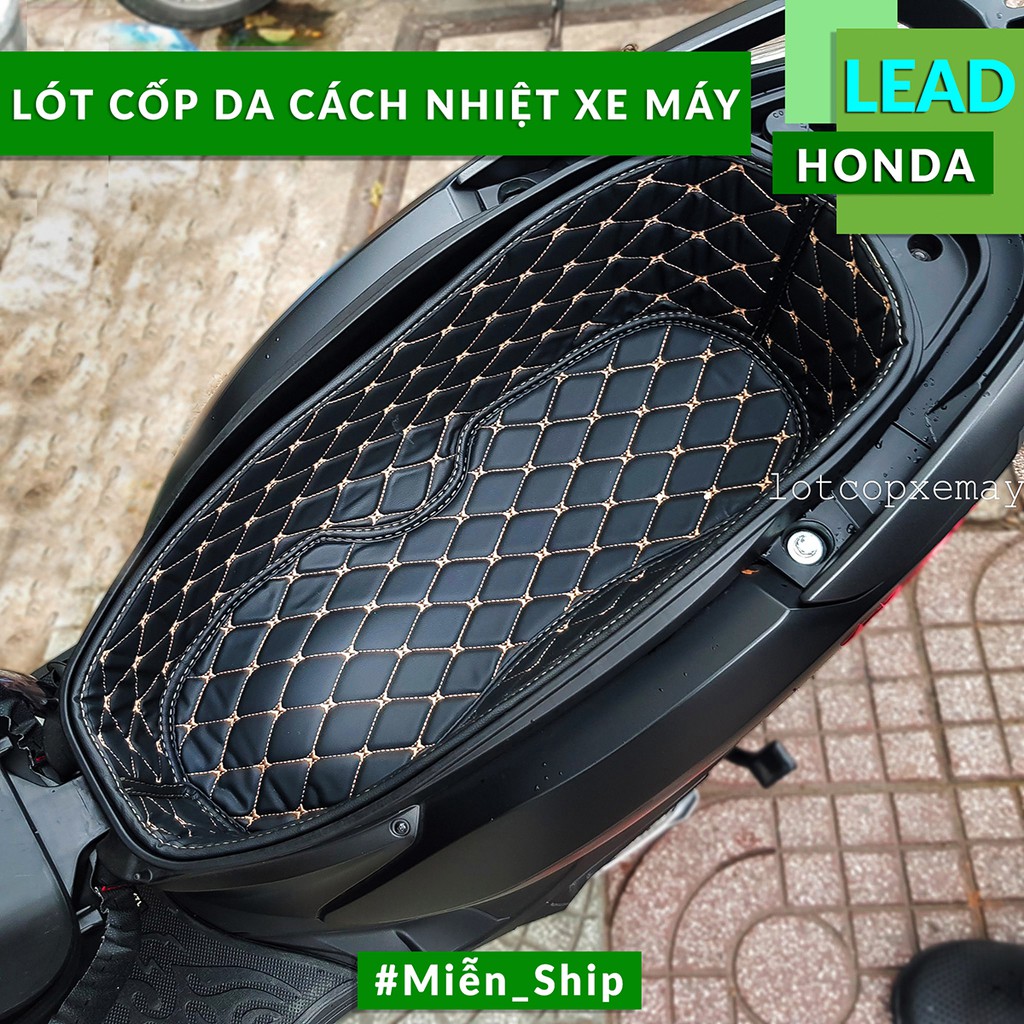 Lót Cốp Da Chống Nóng Chống shock - HONDA LEAD 2013-2022 (125CC)-Giá Tận Xưởng-Có Túi Giấy Tờ