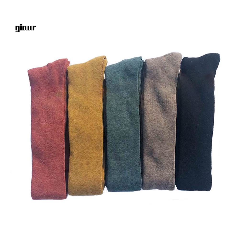 Vớ nhung dài màu trơn giữ ấm gợi cảm cho nữ