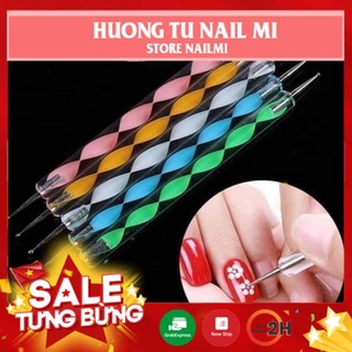 ❤️️free ship❤️️bộ chấm bi 2 đầu💅set 5 cây full size nhỏ đến lớn
