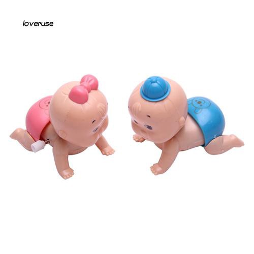 Đồ chơi vặn cót em bé trai/gái tập bò vui nhộn cho bé