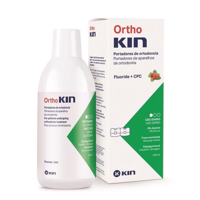 NƯỚC SÚC MIỆNG DÀNH CHO RĂNG NIỀNG ORTHO KIN 500ML