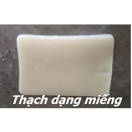 Bán sỉ 1Kg Thạch dừa dạng miếng ép thô (khô) tặng hương dừa thơm