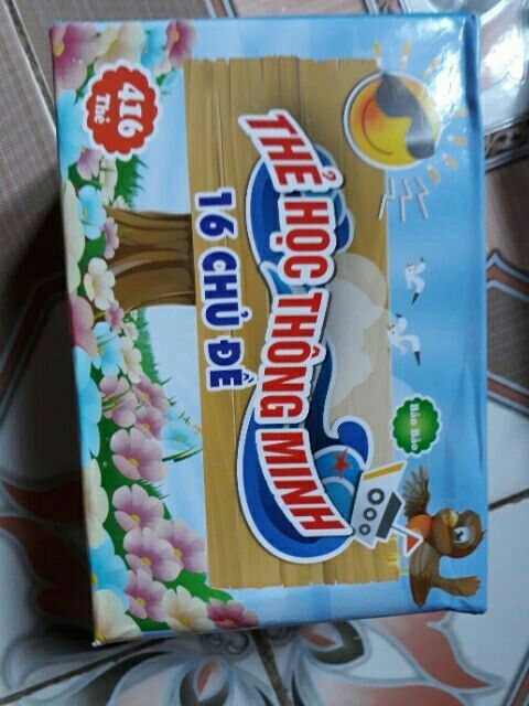 Thẻ học thông minh bộ gồm 416 thẻ học song ngữ