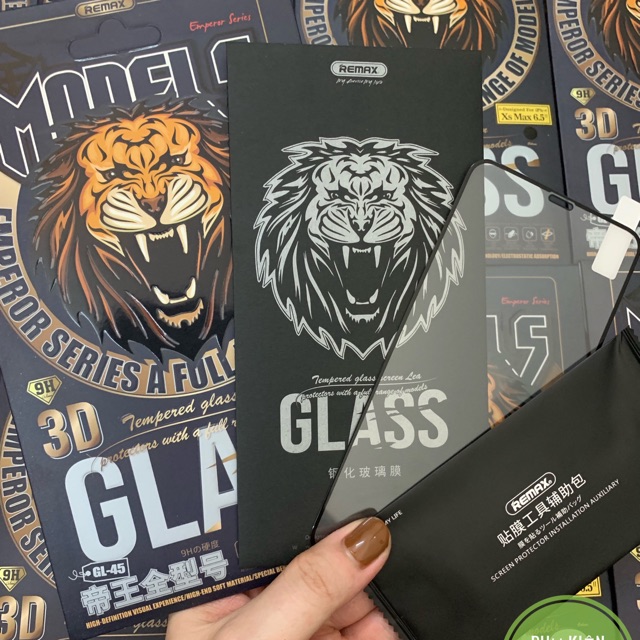 [ CHÍNH HÃNG REMAX IPHONE 6PLUS 7PLUS 8PLUS X XS XS MAX ] KÍNH CƯỜNG LỰC FULL MÀN 3D SIÊU MỎNG