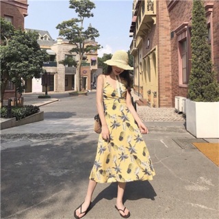 Váy dứa 2 dây