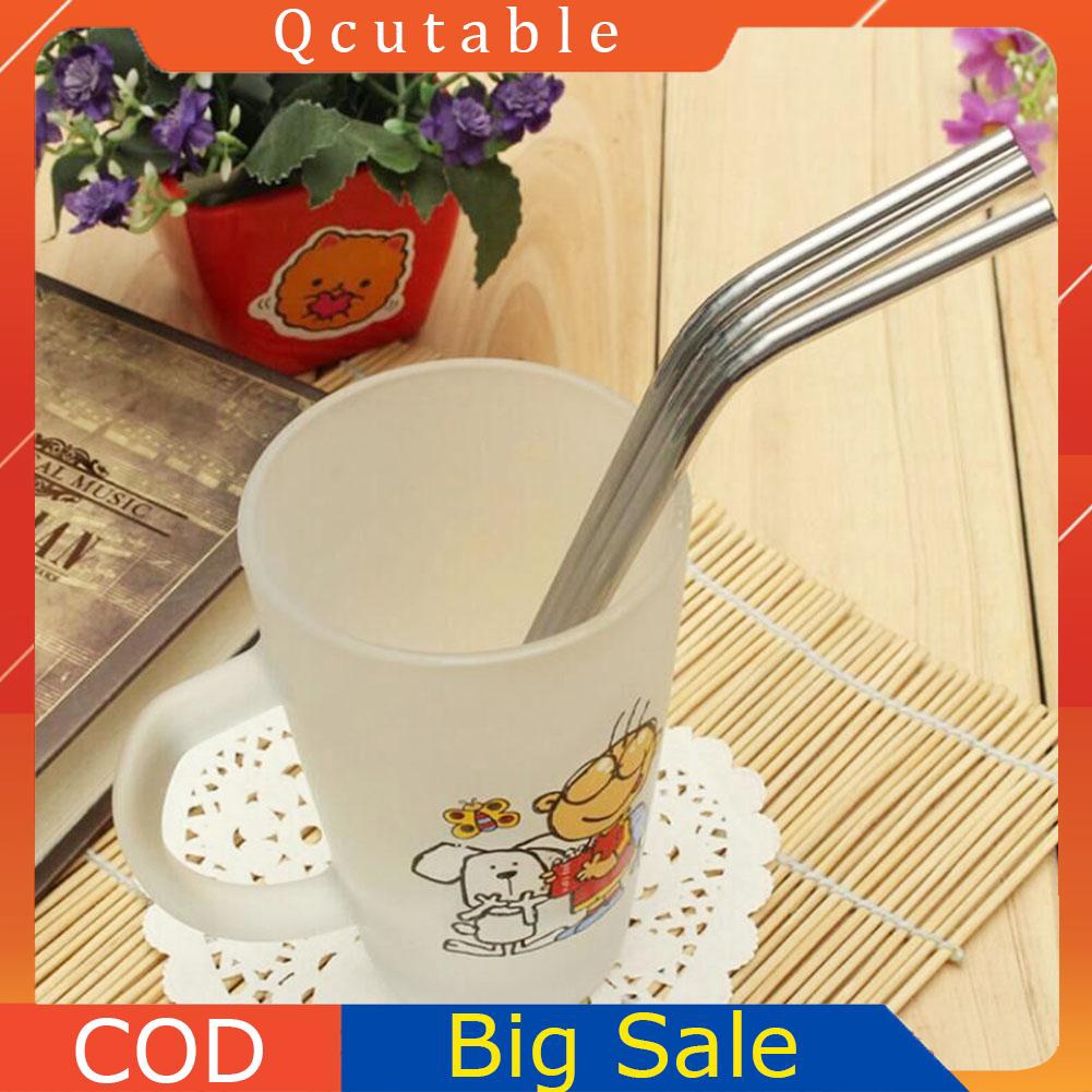 Bộ ống hút bằng thép không gỉ kèm cọ rửa tiện dụng