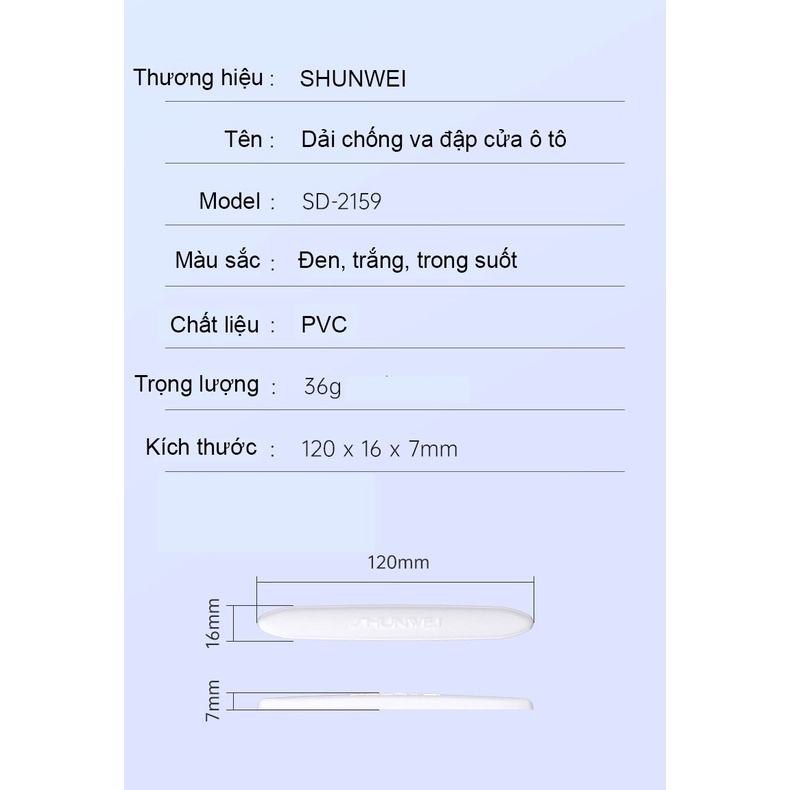 Combo 4 miếng dán chống va đập cửa xe ô tô chất liệu Silicon siêu chịu lực, chống mài mòn