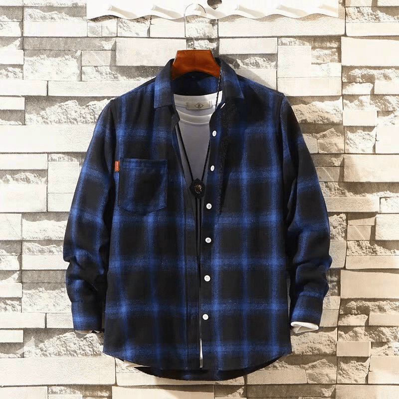 (HCM) Áo Sơ Mi Nam Tay Dài Caro Thời Trang Hàn Quốc Genz Hottrend Cho Các Anh Em KOKO MI FASHION