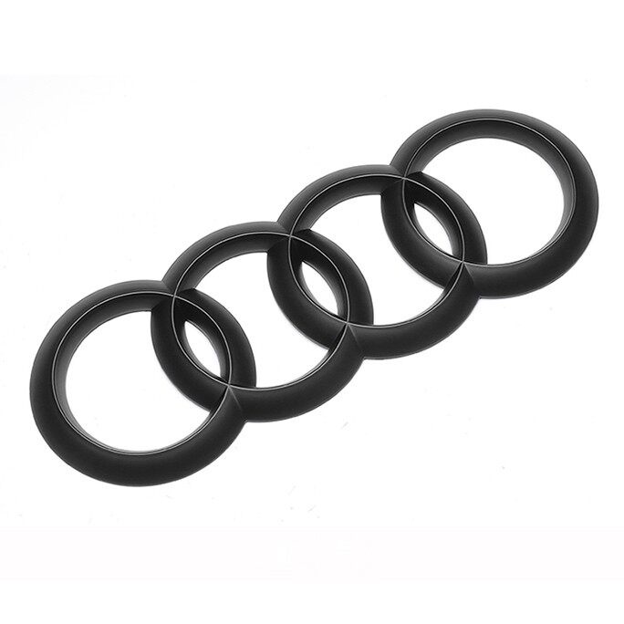 Miếng Dán Logo 4 Vòng Nhẫn Trang Trí Cho Xe Hơi Audi A4 A6 Q7 Q5 Q3 TT A4L A6L