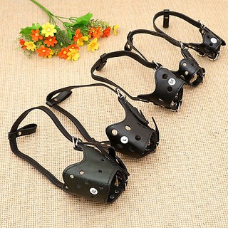 Rọ mõm da có khóa 03 nấc dễ tăng giảm rọ dành cho chó_(Sản phẩm có nhiều size)