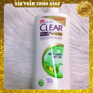 Dầu Gội Clear 900ml Bạc Hà