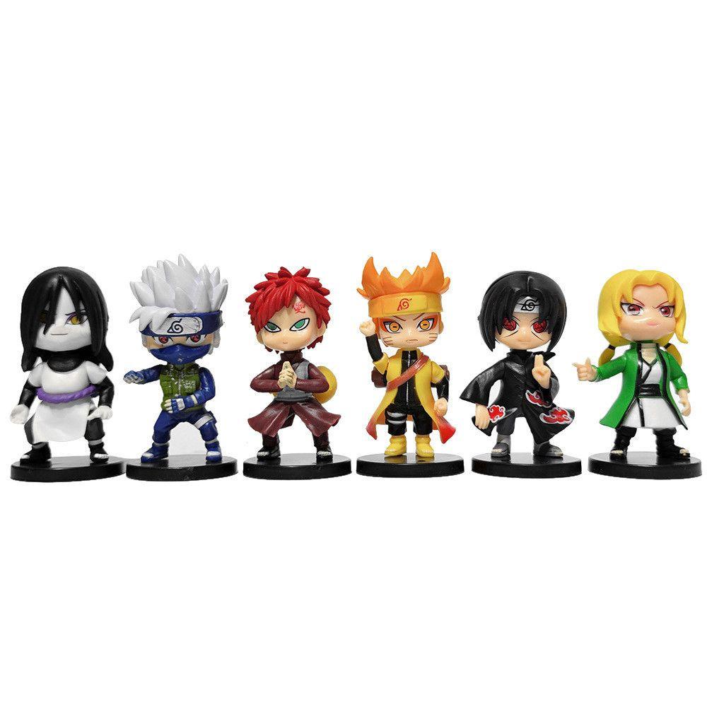 Set 12 Mô Hình Nhân Vật Phim Hoạt Hình Naruto