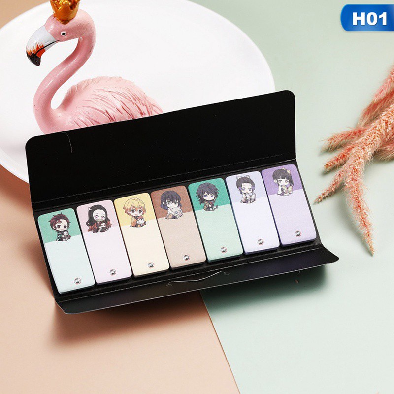 Giấy Note Ghi Chú Họa Tiết Hoạt Hình Demon Slayer Kimetsu No Yaiba