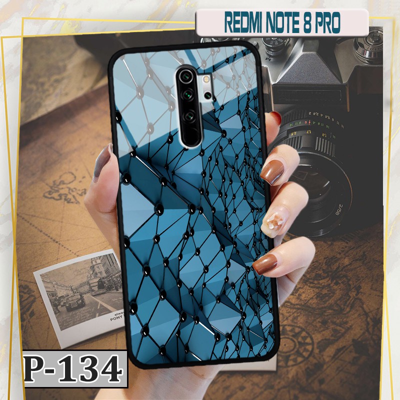 Ốp Xiaomi Redmi Note 8 Pro - lưng kính in hình 3D