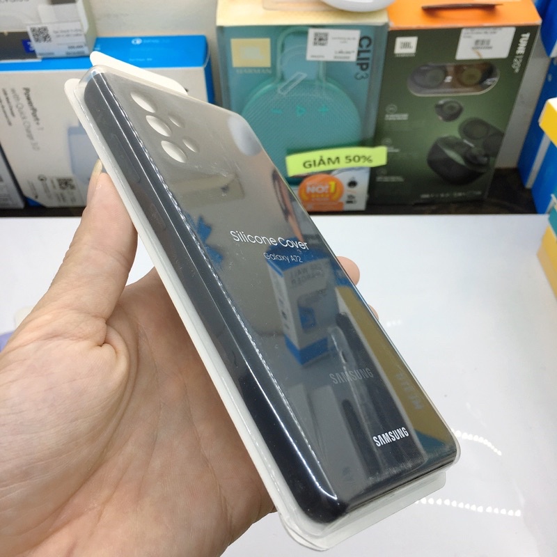Chính hãng nguyên seal - Ốp lưng Samsung Galaxy A72 Silicone Cover
