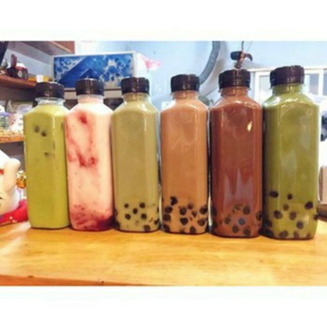 Chai nhựa nắp đen 330ml