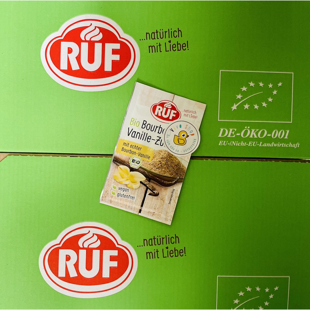 Đường Vani hữu cơ làm bánh Ruf gói 8gr