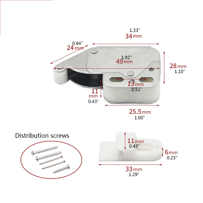 Bộ 8 Chốt Lò Xo Cứng Chuyên Dụng Cho Đồ Nội Thất