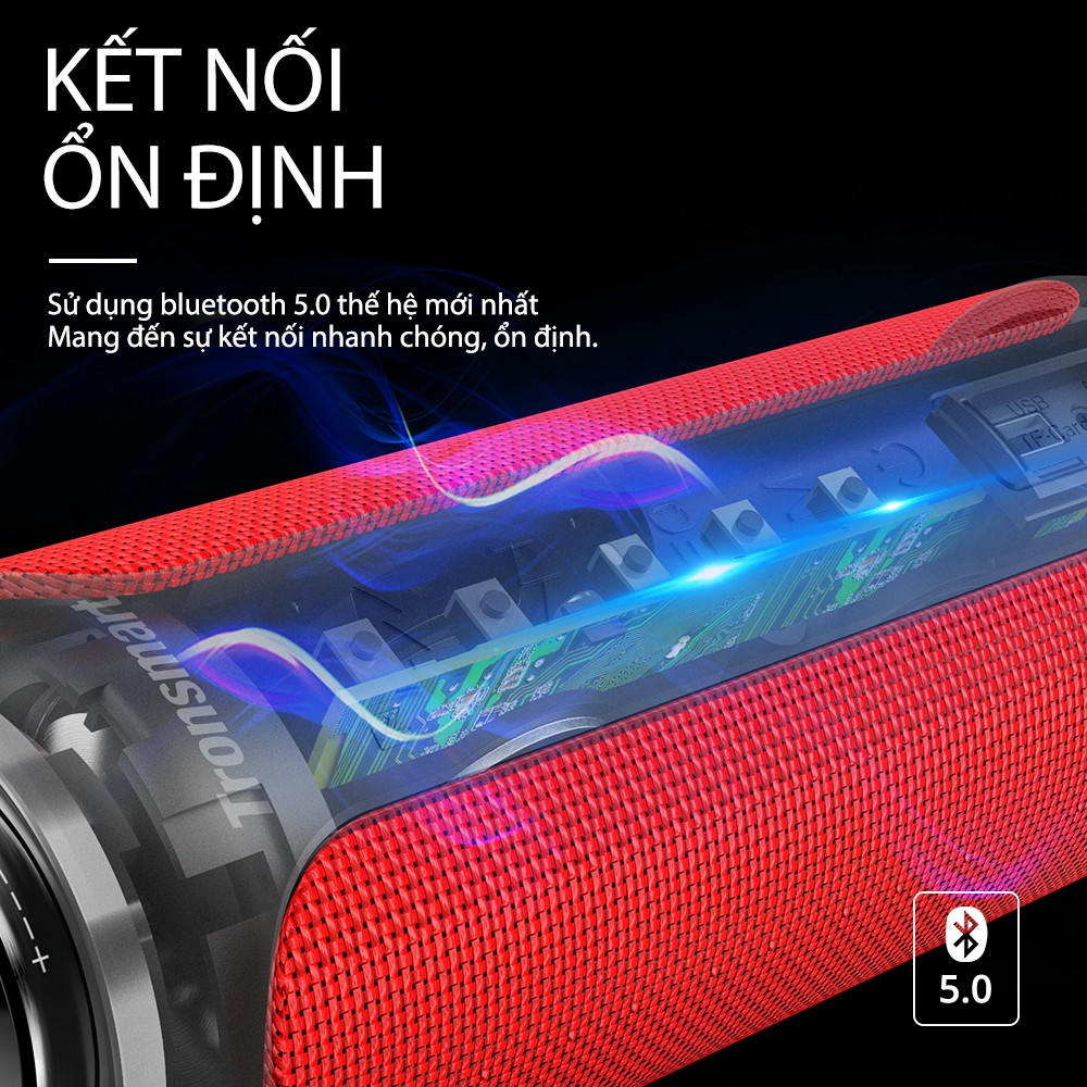 Tronsmart Element T6 Plus Upgraded Loa bluetooth 5.0 ngoài trời