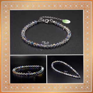 Vòng Tay Pha Lê Nón Nhọn 04mm Được Thiết Kế Từ Pha Lê Swarovski