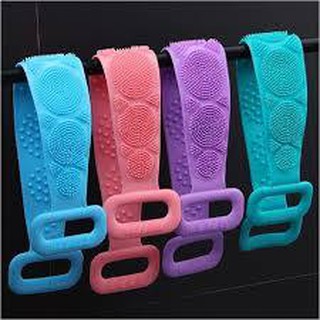 combo 10 đai silicon chà lưng massage