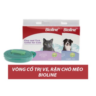 Hcm - vòng cổ trị ve rận cho chó mèo bioline