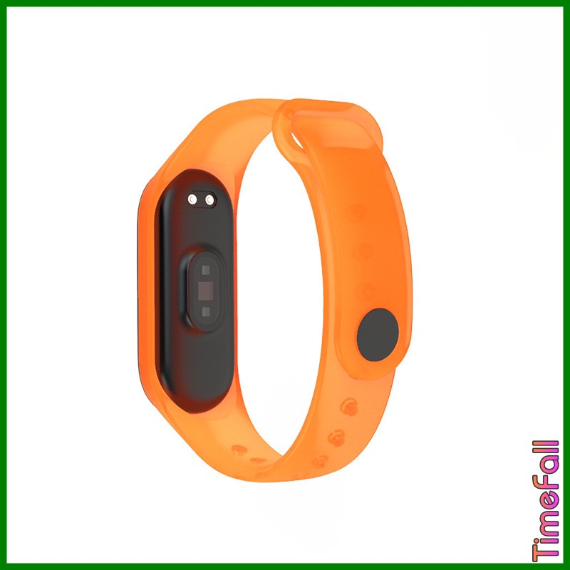 Dây đeo silicon trong Mi band 4, mi band 3 chính hãng MIJOBS - dây đeo thay thế miband 4, miband 3 MIJOBS bản trong suốt