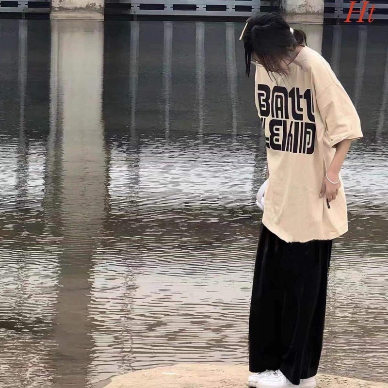 Bộ áo BATT quần xuông đen H2B666