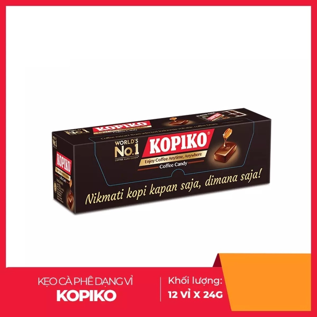 Hộp Kẹo cà phê Kopiko Coffee Hộp 288g