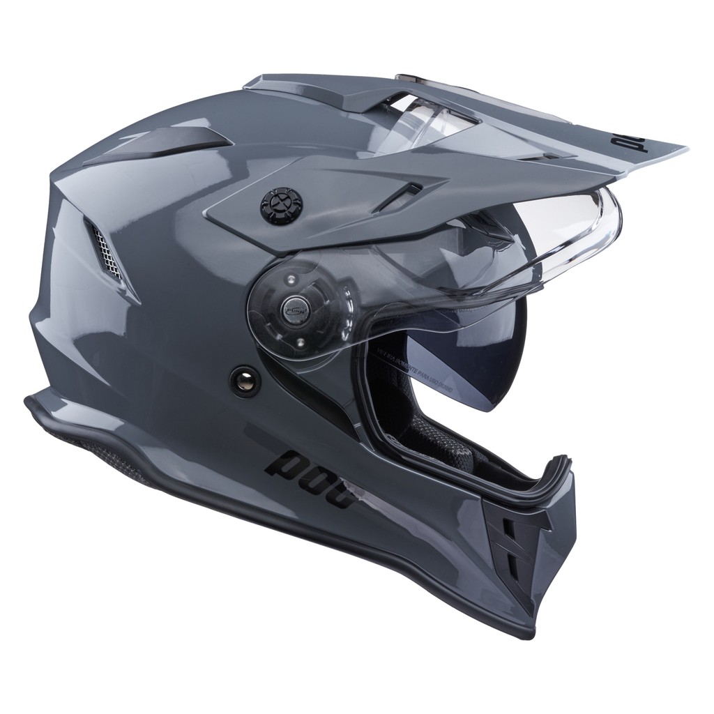 NÓN FULLFACE POC POWER DUAL SPORT GRAY