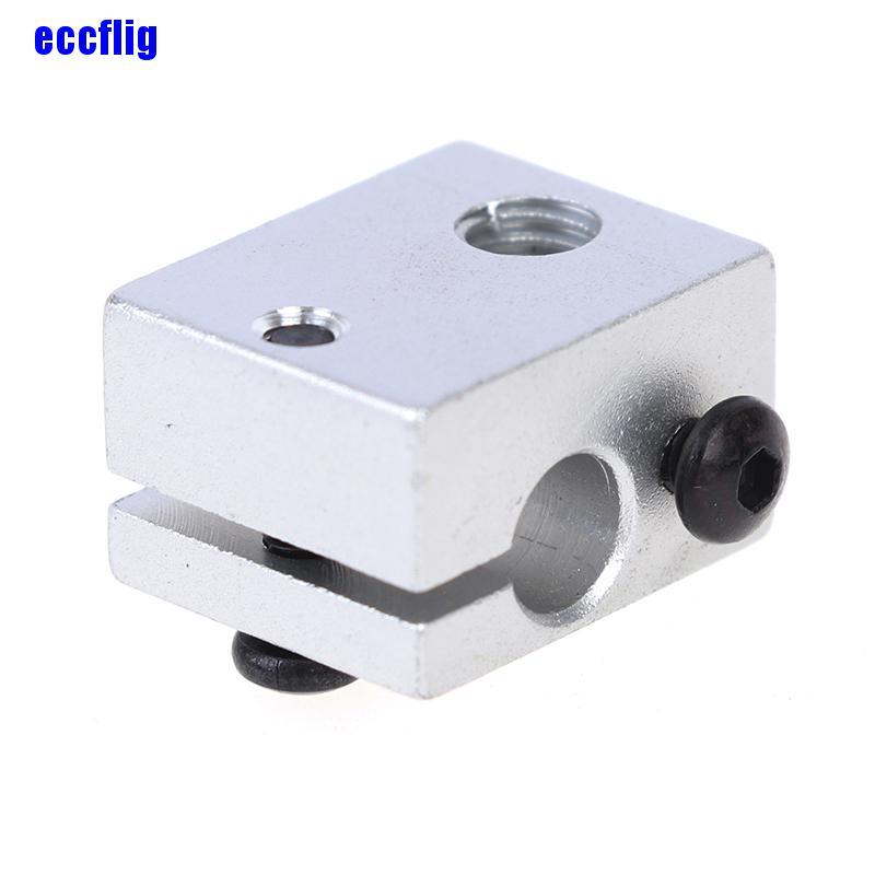 ECC 3D Printer Parts V6 Heater Block Official Aluminum Block Sock Heater Thermistor