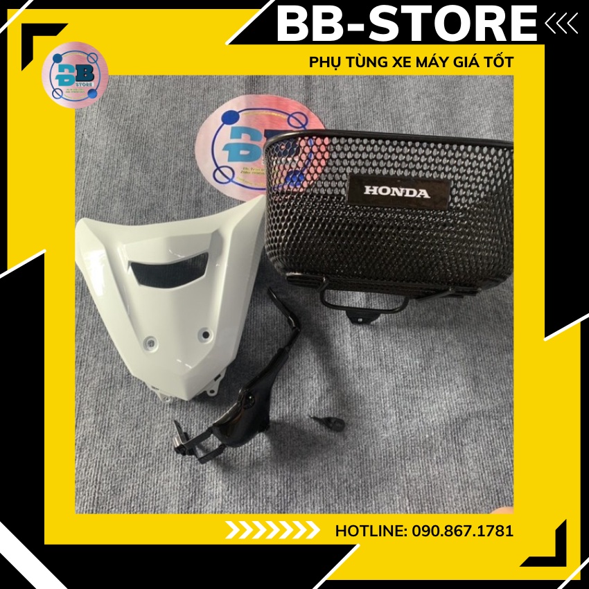 Combo mặt nạ + rổ + Pas + khoe nhỏ ⚡ GIÁ TỐT NHẤT ⚡ dành cho Future 125i và Wave 125i hàng nhập Thái Lan