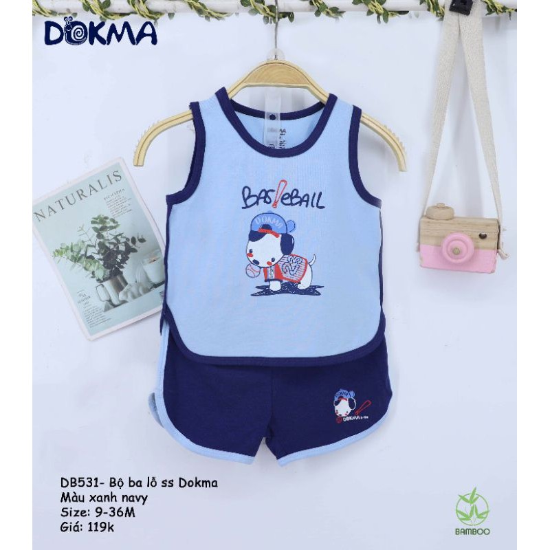 Bộ ba lỗ Dokma bé trai