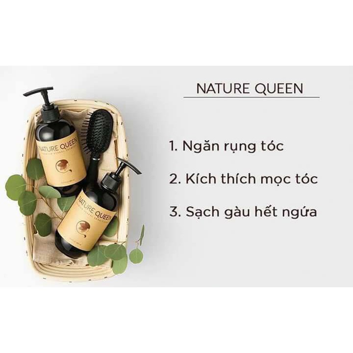 Bộ dầu gội, dầu xả Nature Queen 480ml [CHÍNH HÃNG]