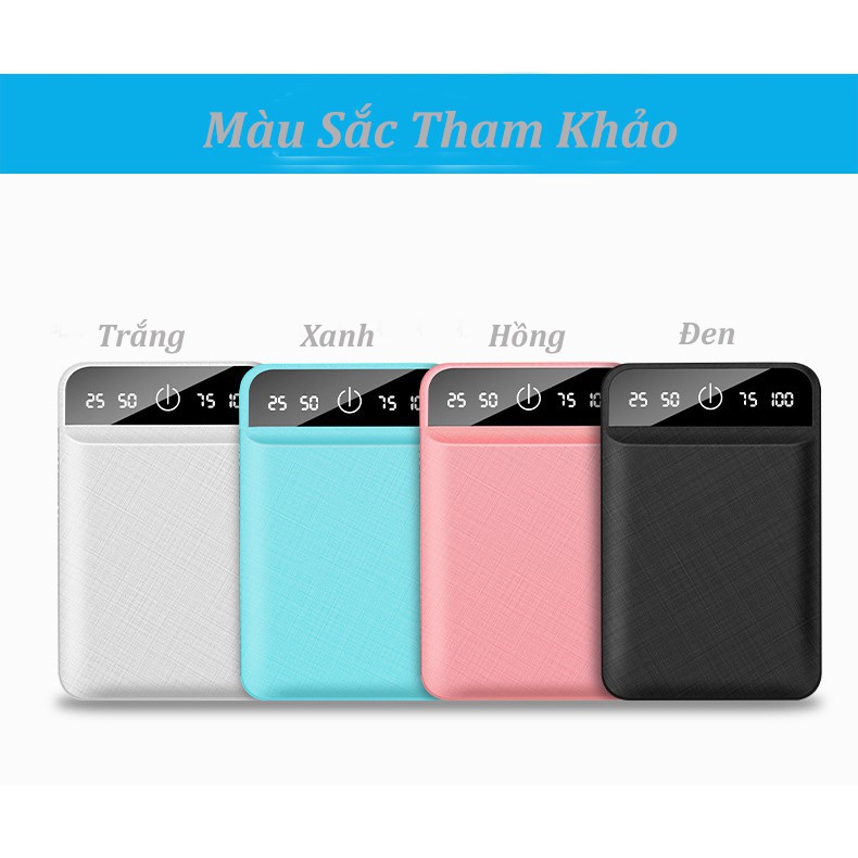 Bảo Hành 1 Năm Pin Sạc Dự Phòng Mini Siêu Dễ Thương Hỗ Trợ Sạc Nhanh Sạc An Toàn - Tiện Gọn Dung Lượng Pin Trâu