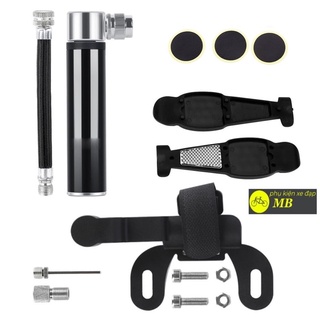 bơm xe đạp mini vỏ nhôm cao cấp B02