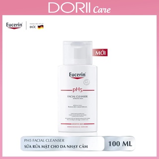 Eucerin Sữa Rửa Mặt Dịu Nhẹ pH5 Facial Cleanser 100ml
