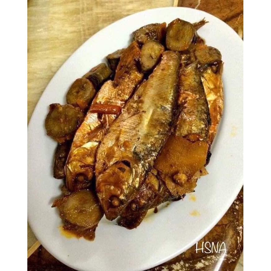 cá mòi kho chuối xanhthơm ngon tươi mớiDTFoods(CHUYÊN SỈ)