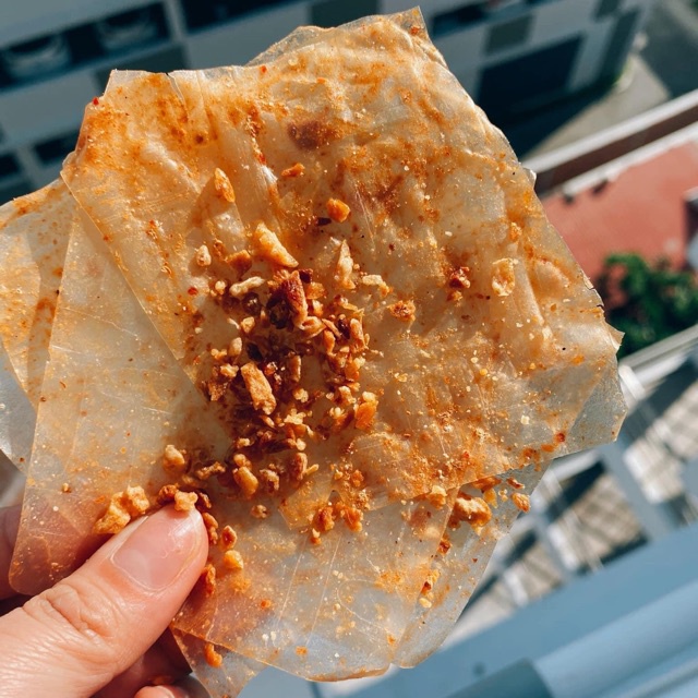 Bánh tráng Xì ke muối nhuyễn bao ghiền