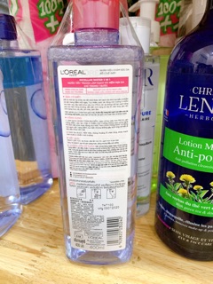 Nước tẩy trang L'oreal Micellar Loreal