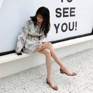 Giày Da Rắn Zara xuất