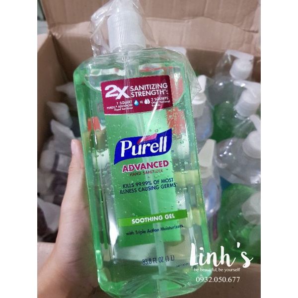 GEL RỬA TAY KHÔ PURELL 1 LÍT HÀNG MỸ | BigBuy360 - bigbuy360.vn